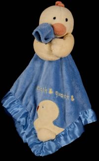 Carters Duck Quack Quack Blue Lovey Baby Security Blanket